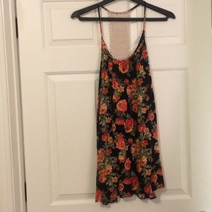 Floral & crochet sundress